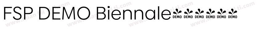 FSP DEMO Biennale字体转换